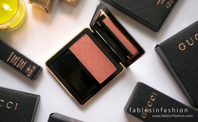 Gucci Face Sheer Blushing Powder - 030 Soft Peach Review, Swatches and Photos - Fables in Fashion