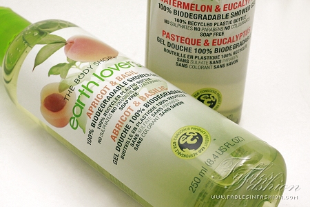 The Body Shop Earth Lovers Shower Gels