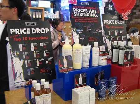 Kiehl's Price Drop in Australia