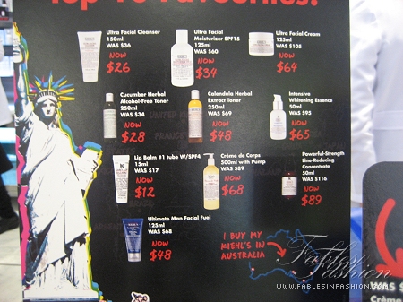 Kiehl's Price Drop in Australia