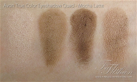 Avon True Color Eyeshadow Quad - Mocha Latte