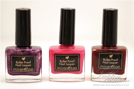 Mirenesse Bullet Proof Nail Laquer - Colour Blast