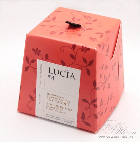 Lucia Soy Candle - Mandarin & Tomato Flower