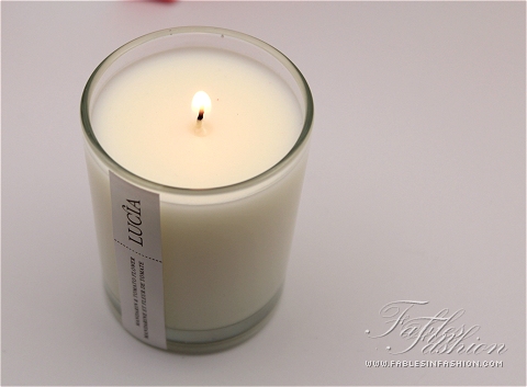 Lucia Soy Candle - Mandarin & Tomato Flower