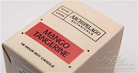 Archipelago Botanicals Mango Tangerine Soy Candle