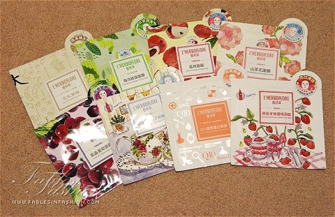 L’Herboflore Facial Cloth Masks