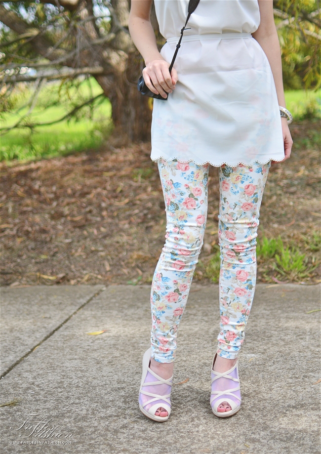 OOTD - Floral Jeans