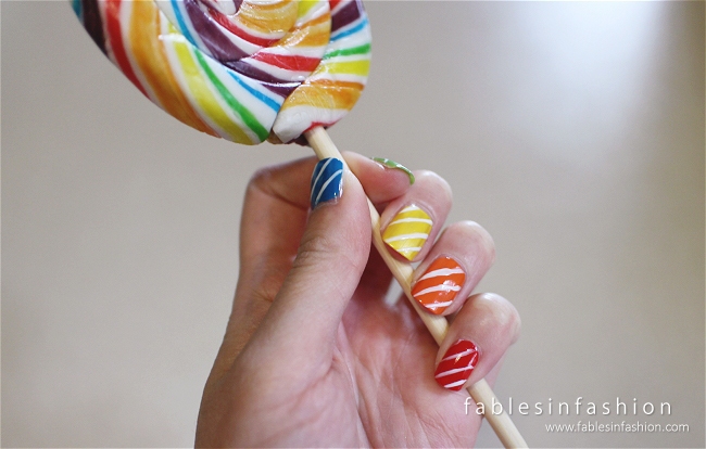 Candy Crush Nail Art