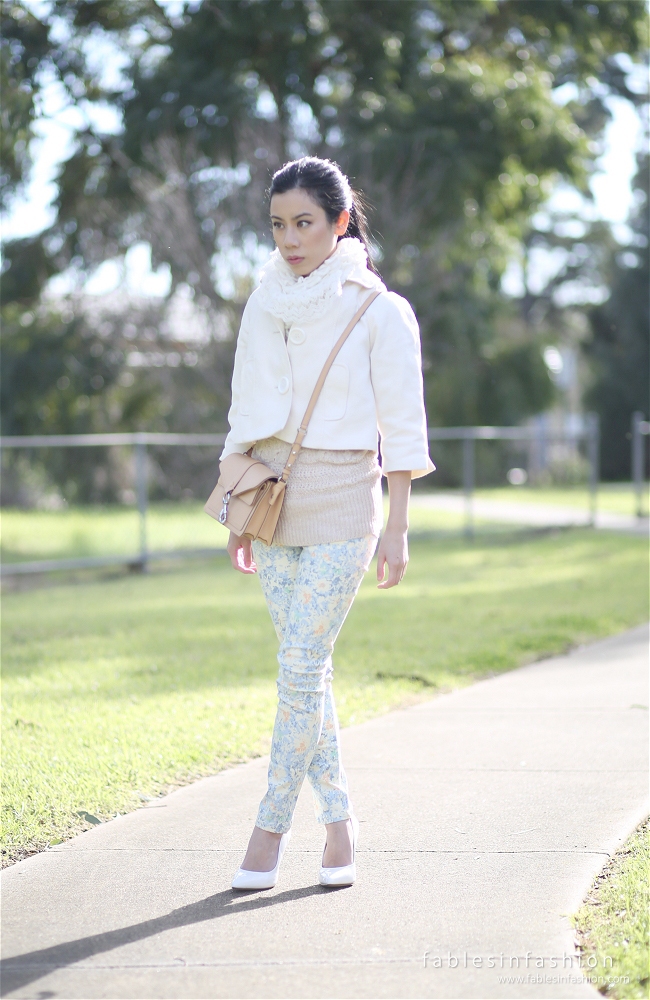 Fables in Fashion Outfit Floral Jeans