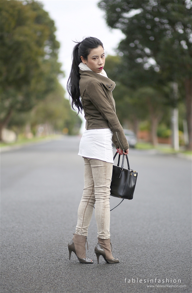 Fables in Fashion Outfit OOTD Khaki